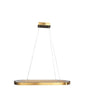 Lámpara BERLIE 120, colgante, aluminio, dorada, led