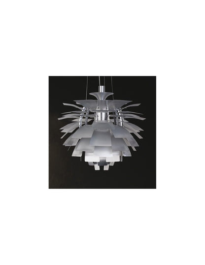 Lámpara ARTIC, aluminio, plata, 48 cms. de diámetro