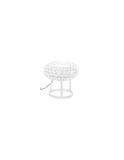 Lámpara ITALICA 50, sobremesa, acrílica, transparente, 50 cms de diámetro