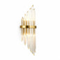 Aplique PALACE, metal dorado, cristal